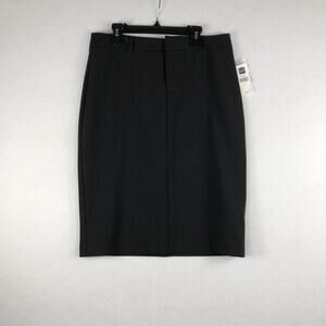 Gap Career Pencil Skirt Women's Size 6 Black Pin Stripe NEW